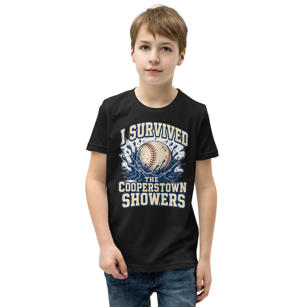 I Survived the Cooperstown Showers Youth Tee