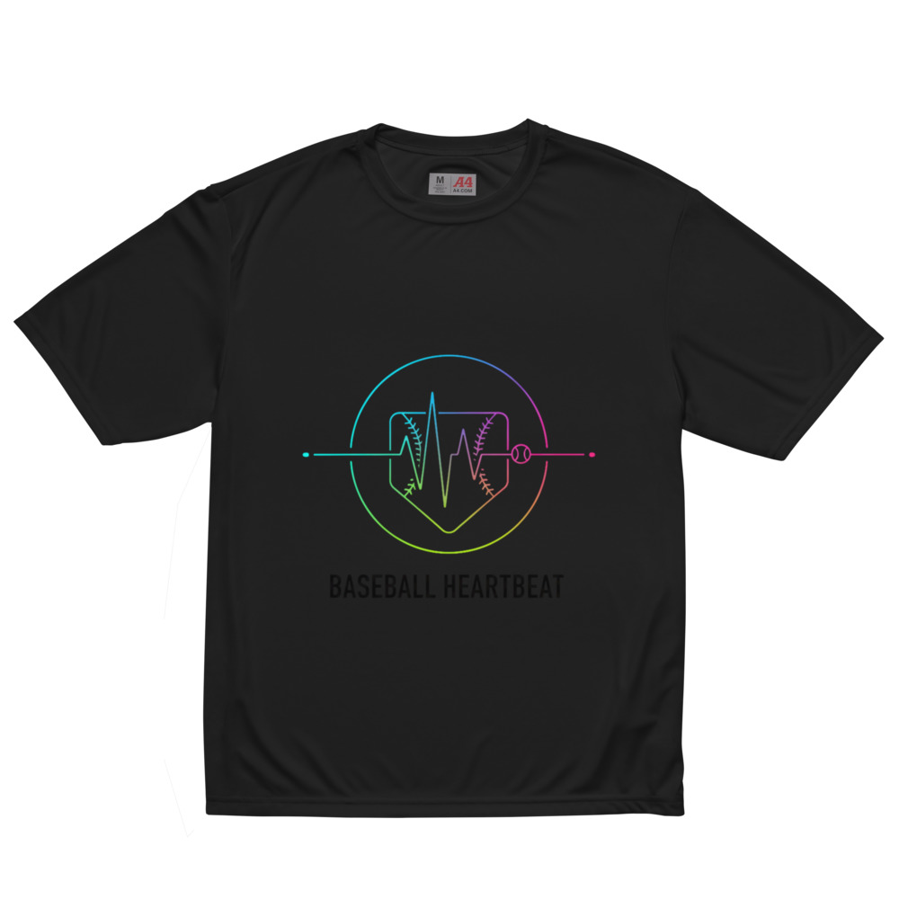 Baseball Heartbeat Performance Tee